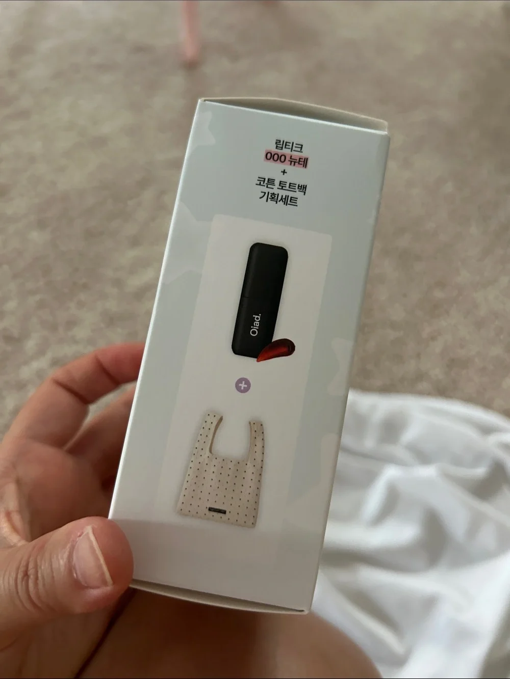 K-beauty) Oiad lip tattoo tint + tote